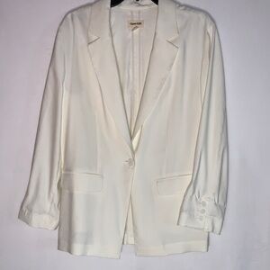 Open Edit Women's White Blazer